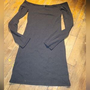 Elegant & Sexy Black Off-Shoulder Bodycon Dress